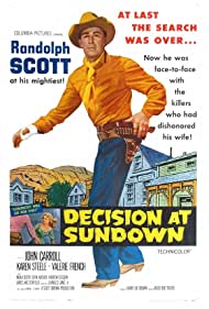 دانلود فیلم Decision at Sundown سال 1957 - تصمیم گیری در غروب آفتاب